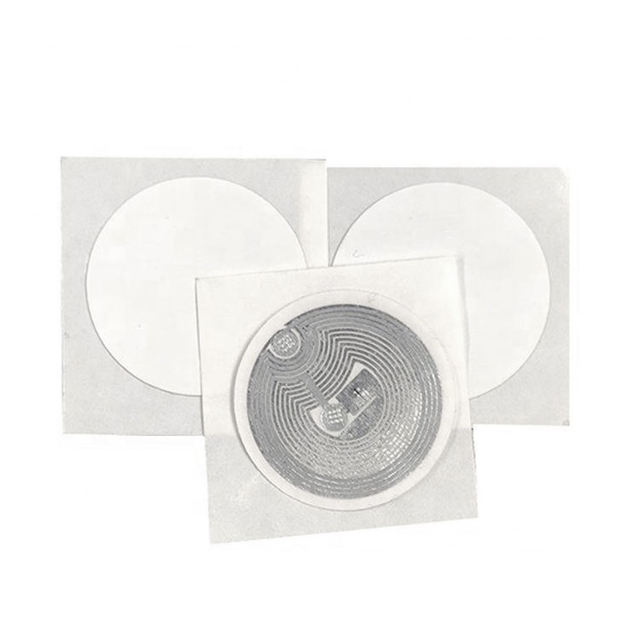 13.56MHz HF RFID NFC Electronic Tracking Round Mini NFC Tag Printable Sticker/Label Roll for Payment Tracking 134.2kHz Frequency