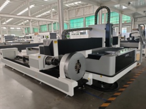 เครื่องตัดไฟเบอร์เลเซอร์ CNC สแตนเลสแบบ 2-in-1 ยี่ห้อ Bibo จากจีน สำหรับตัดแผ่นโลหะ/ท่อ/แผ่นเหล็ก ใช้ชิ้นส่วน HIWIN รองรับไฟล์ PLT/AI/BMP - Product Image 4