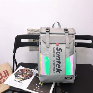 Suntek Nylon <b>Backpack</b> 20-37L <b>Waterproof</b> Fashion Sport Style Zipper Closure Interior Computer Compartment Travel Use - Product Image 3