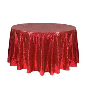 Offres Spéciales élégantes nappes <span class=keywords><strong>de</strong></span> Table rondes personnalisées à paillettes dorées pour fête - Product Image 6