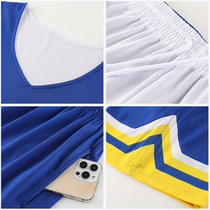 Ensemble de vêtements de <span class=keywords><strong>basket</strong></span>-ball pour hommes, <span class=keywords><strong>maillot</strong></span> de <span class=keywords><strong>basket</strong></span>-ball réversible en maille, couleur bleue, personnalisable, pour enfants, garçons, <span class=keywords><strong>maillot</strong></span> de <span class=keywords><strong>basket</strong></span>-ball réversible - Product Image 4
