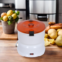Hot Selling Huis & Keuken Elektrische Aardappelschiller Met Automatische Salade Spinner Draagbare Fruitprocessor Duurzaam Plastic Mes