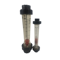 Rotamètre acrylique de débitmètre de bonne qualité pour liquide GPM LPH et connexion de filetage d'air Nm3/h