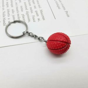 3D Key Chain Sport Key Chain Football Key Ring Holder Volleyball Basketball Keychain <b>Gift</b> Keyring - Product Image 5