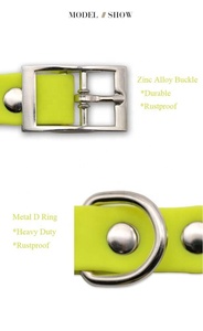 Nibao PVC respetuoso del medio ambiente de <span class=keywords><strong>Collar</strong></span> de perro Durable <span class=keywords><strong>Collar</strong></span> impermeable mascota de vinilo PVC perro de <span class=keywords><strong>Collar</strong></span> - Product Image 3