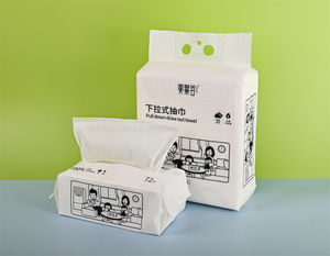 Serviette de nettoyage du visage douce et jetable sans poils 100% coton de haute qualité, absorbant fort et sans poils - Product Image 5