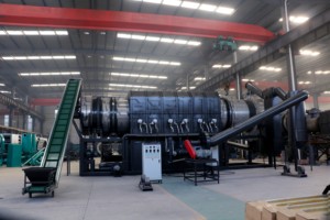 Machine de carbonisation continue fiable pour la production de charbon à partir de déchets organiques de paille de riz, machinerie professionnelle - Product Image 5