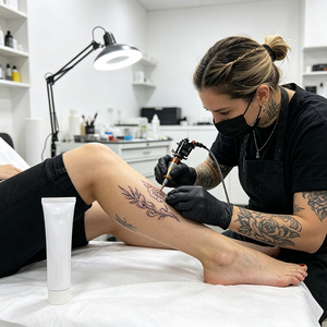 Pommade pour tatouage sûre 500g, formule douce pour les boutiques de confiance, salons réputés, satisfaction garantie - Product Image 1