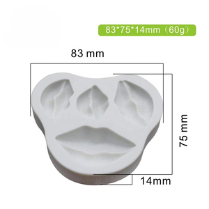 Molde de silicona 3D para labios, molde personalizado para decoración de pasteles de fondant, herramienta para hornear chocolate, para decoración de pasteles, herramientas de repostería - Product Image 2