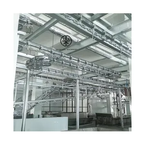 Chain Supplier 100 Swine Per Day Abattoir Automatic Nylon Bleeding Conveyor Line For Pig Slaughtering Equipment Price