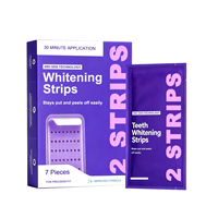 Bandes blanchissantes pour les dents transfrontalières 2ème génération, bandes de soins bucco-dentaires, 7 paquets