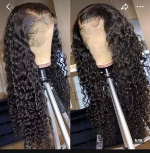 Pelucas de Cabello Virgen Remy Indio con Encaje Frontal HD Transparente, Ecológicas, Ligeras, Onduladas, Rizadas, Suaves, Pre-Plucked, Naturales - Product Image 4