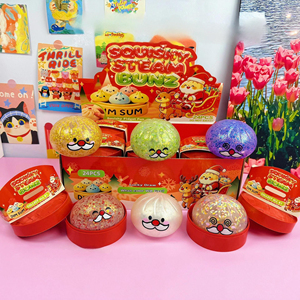 ของเล่นบีบซิลิโคนรูปซานตาคลอสแบบกล่องสุ่มลายคริสต์มาส ของเล่นบีบคลายเครียดแบบจำลองสร้างสรรค์ - Product Image 1