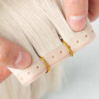 Nouvelle Tendance Cheveux Naturels XO Invisible Butterfly Weft Extension à Trame Unique Cheveux Chinois Remy Fixation Micro-link Pointes Épaisses