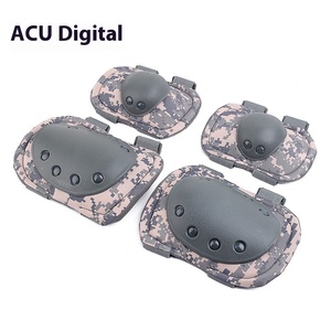 Màu xanh lá cây ngụy trang linh hoạt Spandex bọt Miếng đệm đầu gối miếng đệm Khuỷu Tay Chiến Thuật Thiết bị bảo vệ cho thể thao ngoài trời lửa leo núi - Product Image 6