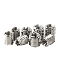 Inserts de réparation de filetage métallique en acier inoxydable M2 M2.5 M3 M4 M5 M6 M8 M10 M12, écrous réducteurs, vis autoforeuses fendues