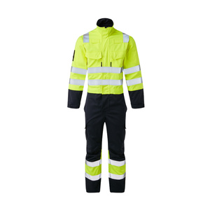 Gilet de travail haute visibilité toutes saisons pour hommes, équipement de sécurité réfléchissant pour travaux routiers, nuit et utilisation en extérieur - Product Image 1