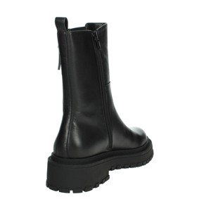 Stivaletti bassi da donna SF4187 PX241 stile classico con lacci 5cm con tacco alto piatto termico alto per l'estate autunnale - Product Image 3