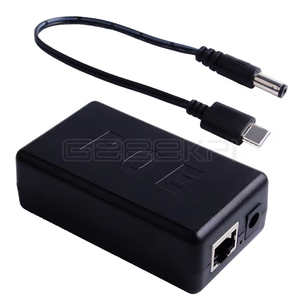 Gigabit ahududu <span class=keywords><strong>Pi</strong></span> 4B aktif PoE Splitter <span class=keywords><strong>USB</strong></span> tip C 48V için 5V Power Over <span class=keywords><strong>Ethernet</strong></span> kablosu PoE anahtarı için IEEE 802.3at PoE + - Product Image 1