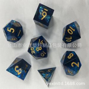 ชุดลูกเต๋าโพลีเฮดรัล 7 ชิ้น ขนาด 22 มม. เป็นมิตรกับสิ่งแวดล้อม สำหรับเกมบนโต๊ะ - Product Image 2