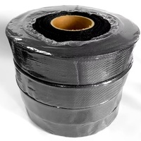 Özelleştirilebilir Rongui Marka Siyah Karbon Fiber Dokuma Bantlar Yüksek Mukavemetli Dokuma Kayışlar 0.2mm Kalınlıkta Üretilmiş Premium 3K/6K/12K Karbon