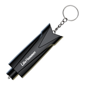 Life Hammer Emergency Car <b>Window</b> Breaker With Cutter Black ABS Mini <b>Safety</b> Tool For Vehicle Escape - Product Image 5