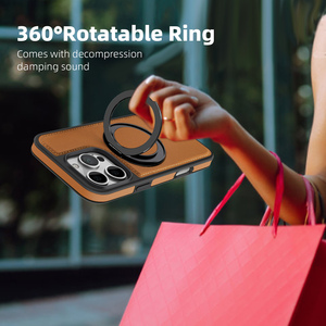 <span class=keywords><strong>360</strong></span> xoay da chân đế điện thoại Bìa trường hợp đối với iPhone 16e,OEM <span class=keywords><strong>Leather</strong></span> <span class=keywords><strong>Case</strong></span> với mạnh mẽ Magnetic bìa cho iPhone 16 - Product Image 4
