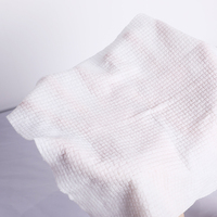 Serviette compressée jetable douce pour la peau, à séchage rapide, forte absorption d'eau pour le soin du visage des enfants