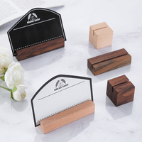 Support de prix en bois massif pour boulangerie, présentoir de menu, porte-étiquettes en bois, panneau de prix vertical pour boulangerie, présentoir publicitaire