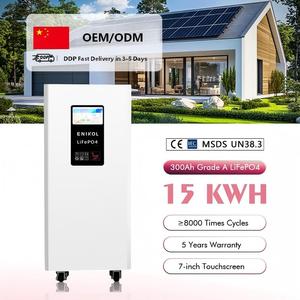 ระบบพลังงานแสงอาทิตย์ Enikol Fast Delivery แบตเตอรี่ 300AH หน้าจอสัมผัส 7 นิ้ว 51.2V 15KWH พร้อมระบบจัดการแบตเตอรี่อัจฉริยะ (Smart BMS) - Product Image 1