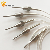 Sensor Suhu RTD PT100 PT1000 Tahan Ledakan, Probe Termokopel Industri untuk Minyak & Gas