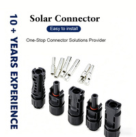Câble d'extension solaire 50A 1500V de type DIN pour système d'énergie photovoltaïque avec connecteur étanche DC mâle-femelle pour panneaux solaires