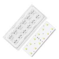 Carte PCB en aluminium personnalisée à 12 LED avec lentille optique pour éclairage public et éclairage de tunnel – Vente en gros directe usine