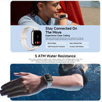 Montre Connectée Originale Redmi Watch 5 Lite Écran AMOLED 1,96" 470mAh Étanche 5 ATM Surveillance Fréquence Cardiaque 24h/24 Bluetooth 5.3 GPS Oxygène Sanguin