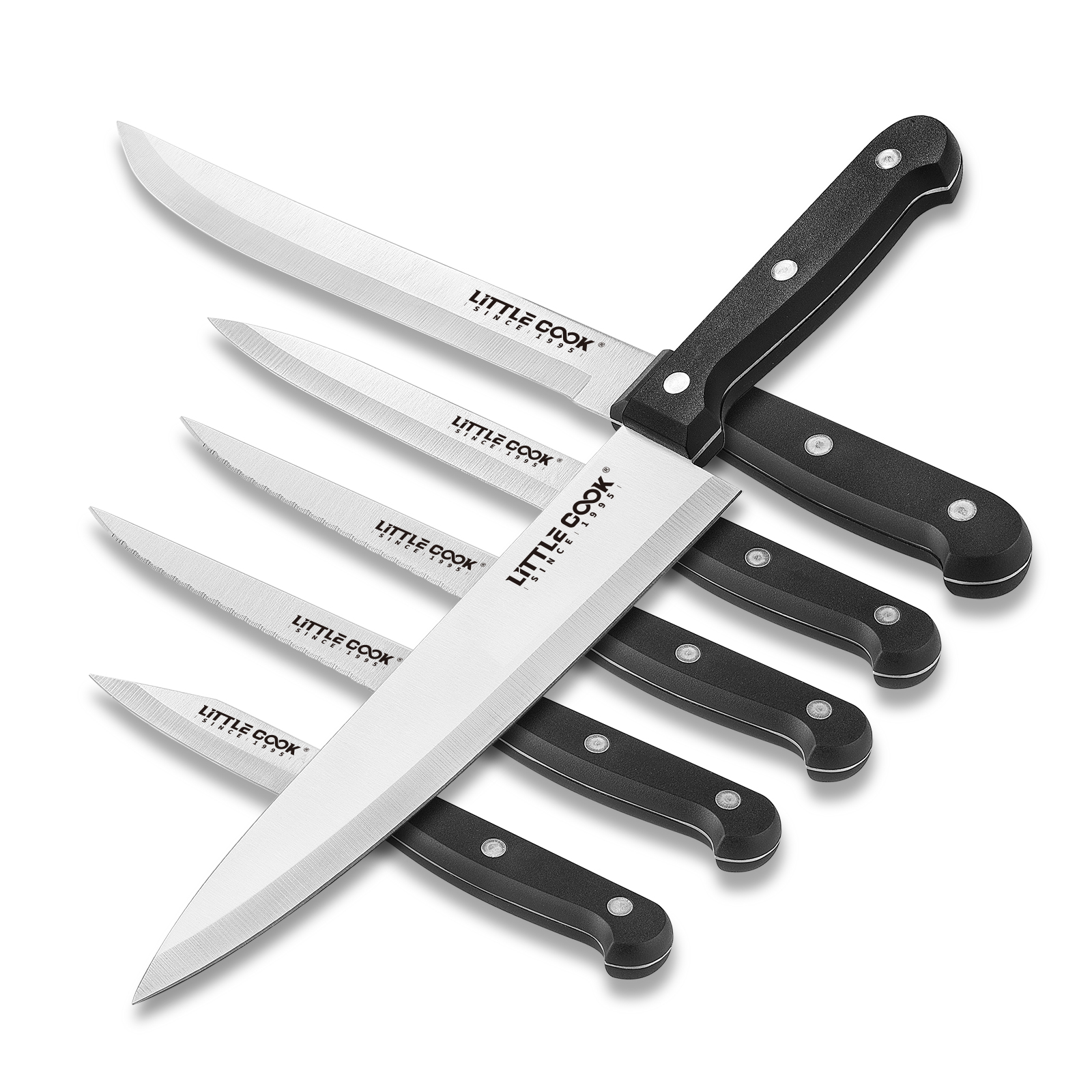 Set di 6 Coltelli da Cucina con Scatola