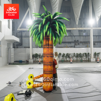 Modèle gonflable géant de palmier de 10 pieds, personnalisable à 360 degrés, pour la publicité et la décoration d'événements