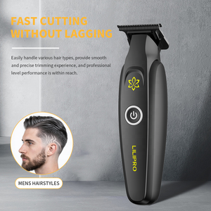Recortadora de Pelo Eléctrica LILIPRO M12 Profesional para Salón de Barbería con Motor de Alta Velocidad, Cuchilla <span class=keywords><strong>DLC</strong></span>, Inalámbrica y de Cero Espacio - Product Image 4