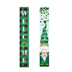 St. Patrick's Day Polyester Door Curtain 30*180cm Festive <b>Banners</b> for Home Decor - Product Image 1