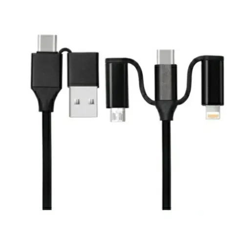 デュアルUsb-A type-CからType-c Micro for Apple Cable for Apple Micro Type-c高速充電ケーブル5in1データ充電ケーブル