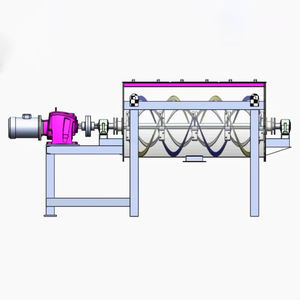 Mélangeur à ruban sous vide pour le traitement chimique avec capacité de revêtement, moteur et pompe inclus - Product Image 4