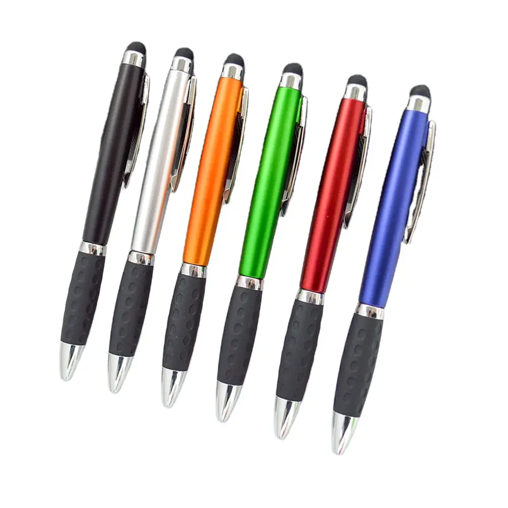 قلم بلاستيك مغناطيسي متعدد الوظائف عالي الجودة شعار مخصص مع اللمس