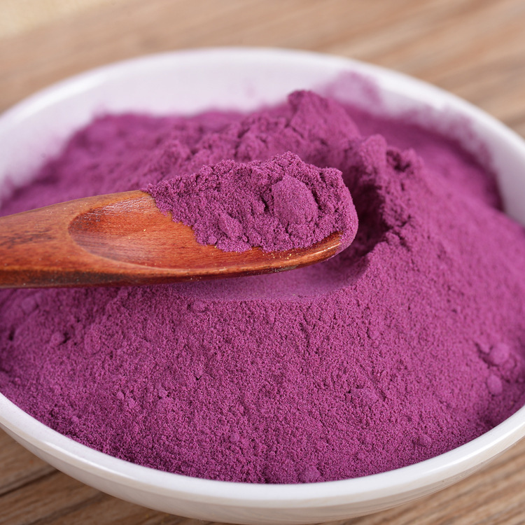 Натуральный высушенный фиолетовый сладкий картофельный порошок