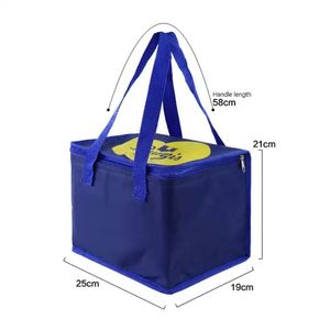 Sac isotherme personnalisé robuste en gros, sac fourre-tout réutilisable, sac thermique pour courses, échantillon isotherme pour pique-nique, sac de livraison, sac isotherme avec logo - Product Image 3