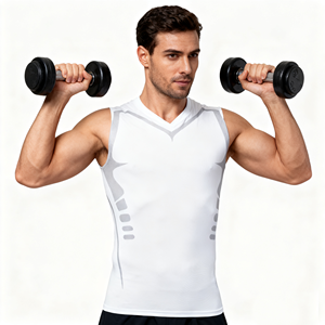 Camisetas Deportivas de Secado Rápido al por Mayor, Camisetas Deportivas Ajustadas, Tallas S-3XL, Camiseta Deportiva sin Mangas para Hombre, para Deporte Diario y Gimnasio - Product Image 4