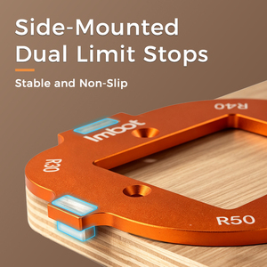 Round Corner Fillet <strong>Template</strong> R10-R50 Aluminum Alloy Trimming Machine Wardrobe Cabinet <strong>Cutting</strong> Imbot - Product Image 3