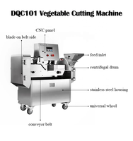 DQC 101 Multifunctionele Commerciële Catering RVS Groente- & Fruit Snijmachine met Motor 220/380V
