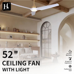 High Airflow LED Ceiling <b>Fan</b> 6 Speeds <b>Quiet</b> DC Motor 3/5 Blades Modern Design Iron ABS Lamp Body for Home Office - Product Image 3