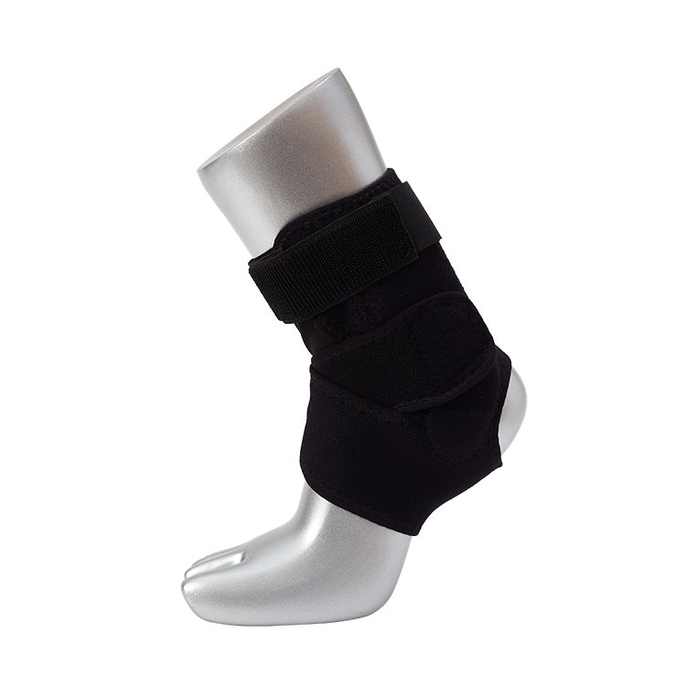 Lace up compression ankle brace with stabilized straps pain relief ankle brace