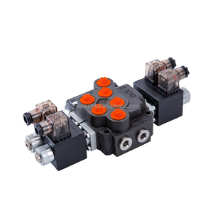 Vanne <span class=keywords><strong>hydraulique</strong></span> DCV40 60 40L/min GPM 4 <span class=keywords><strong>3</strong></span> 2 <span class=keywords><strong>voies</strong></span>, commande de charge <span class=keywords><strong>hydraulique</strong></span> <span class=keywords><strong>12V</strong></span> 24V par joystick pour camion-grue et machine agricole - Product Image 1
