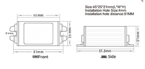 Bán buôn 36V/48V(17 ~ 60V) đến <span class=keywords><strong>12V</strong></span> 3A 36W DC-DC chuyển đổi cho ai robot, âm thanh, giám sát, xe tải, xe Golf, thuyền, xe hơi - Product Image 3